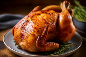 Combien de calories dans le poulet rôti ?