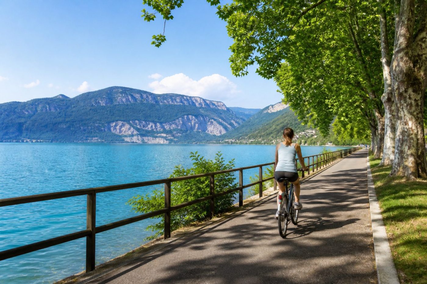 Où faire une promenade à vélo facile à Annecy sans relief ni difficulté ? | Take eat easy