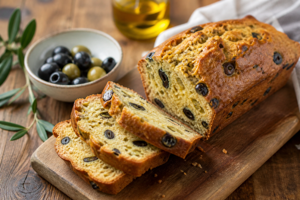 Quelle est la recette du cake aux olives de Cyril Lignac ?