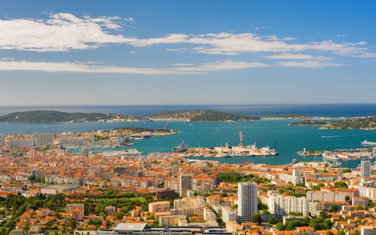 Toulon vue sur la cote