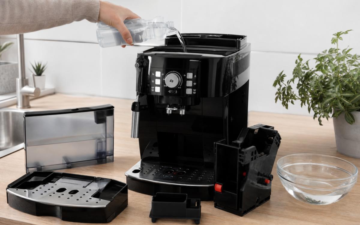 Comment détartrer la machine à café Delonghi Magnifica S ?