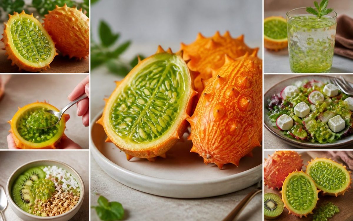 Kiwano horned melon : goût, bienfaits et comment le manger